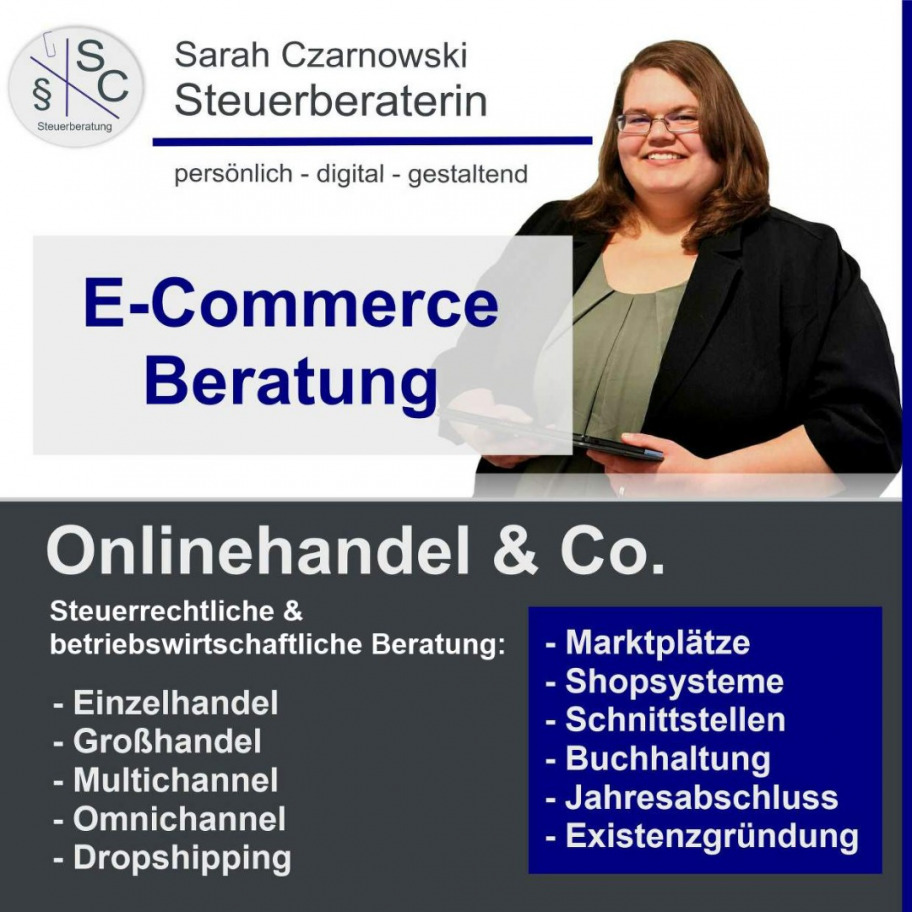 Onlinehandel Steuerberater Sarah Czarnowski